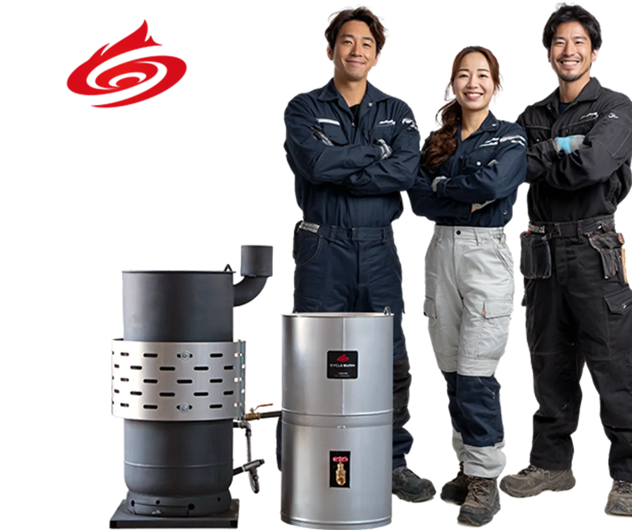 廃油ストーブで暖房費ゼロへ｜CYCLE BURN公式