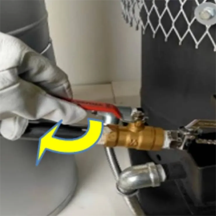 廃油ストーブ・サイクルバーン利用方法：STEP3