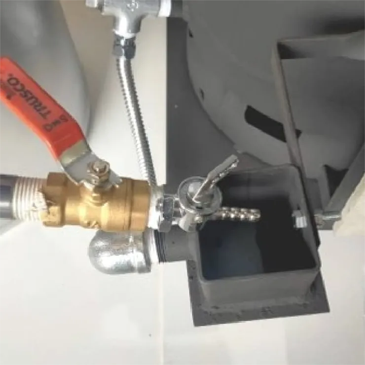 廃油ストーブ・サイクルバーン利用方法：STEP4